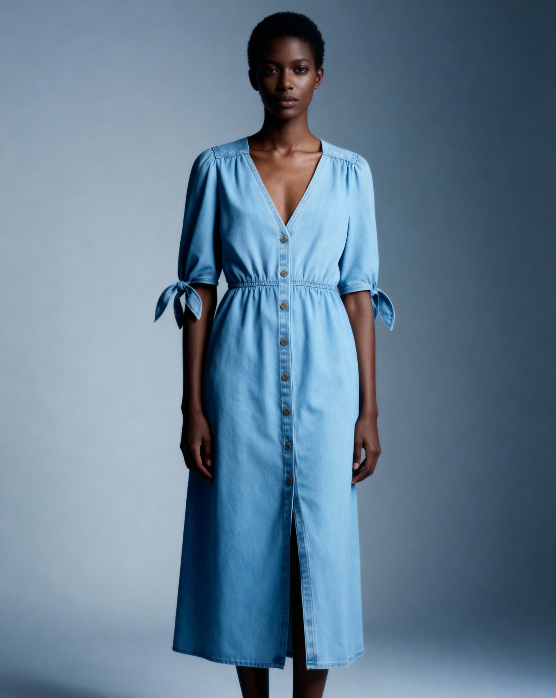 Vestido "Denim Encanto"