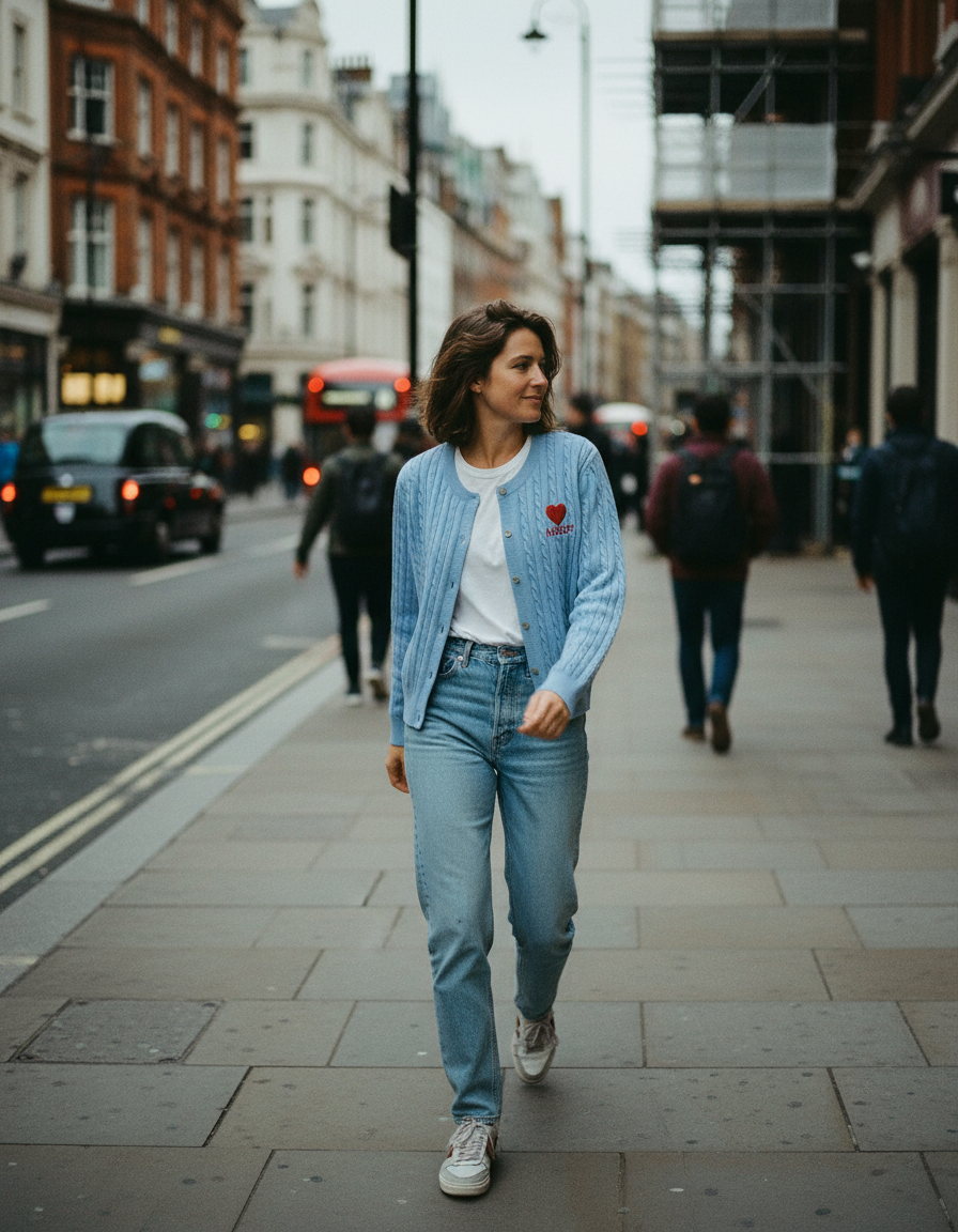 Cardigan “Amour de Corazón”